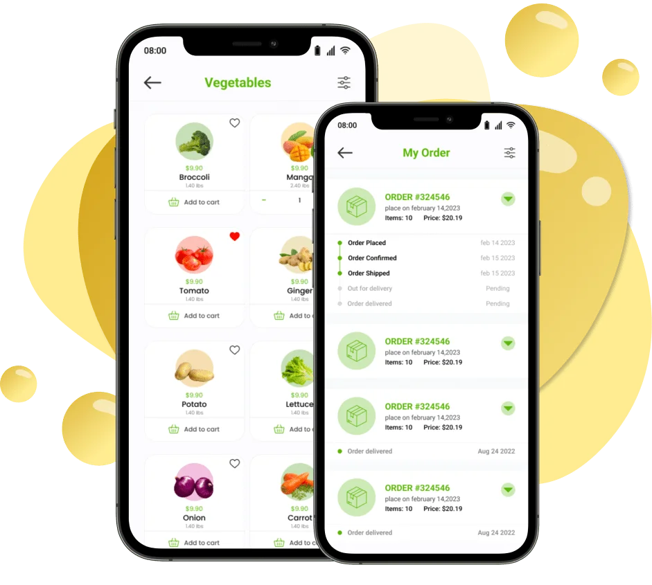 CUSTOMER APP FEATURES
